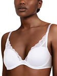 Passionata Women's Brooklyn T-Shirt Bra, White (Weiß 10), 30F (Manufacturer Size: 65G)