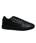 Puma x Ralph Sampson Lo Black Leather Low Lace Up Mens Trainers 370846 09 - Size UK 4