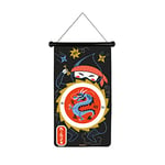 Janod - Ninja-Themed Magnetic Dart Game - 6 Plastic Darts - Double-Sided Fabric Game - Hang-Up Magnetic Game - 4 Years +, J02089