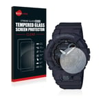 Savvies Tempered Glass Screen Protector compatible with Casio G-Shock GBA800-9H Hardness, Scratch Resistant