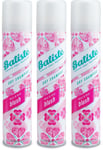 Batiste Dry Shampoo Floral & Flirty Blush 200ml | Volume Boost | Hair Care X 3