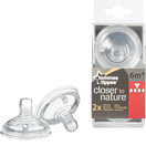 Tommee Tippee Closer to Nature dinapp y-skåra 6 mån+ 2-pack