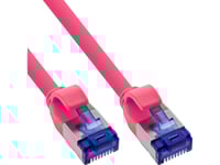 Inline 74933M, 0,3 M, Cat6a, S/Ftp (S-Stp), Rj-45, Rj-45, Magenta