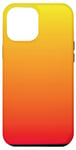 Coque pour iPhone 13 Pro Max Dégradé de couleur rouge, orange, jaune