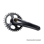 Shimano Vevparti FC-M8100-1 Deore XT 12-vxl 175mm utan drev  Svart Cykeldelar - Vevpartier