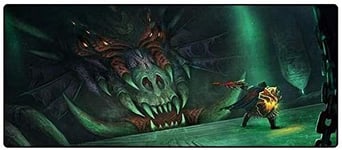Awesome Mouse Mat, Mouse Pad Gaming Mouse Pad Dragon World Of Warcraft Large Mouse Mat Game Keyboard Mat Extended Mousepad For Computer PC Mouse Pad (Color : G, Size : 800 * 300 * 3mm)