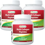 Best Naturals Multiple Collagen Peptides Protein Type I, II III, V & X Collagen