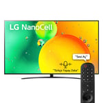 LG NanoCell 43NANO766QA TV 109,2 cm (43 ) 4K Ultra HD Smart TV Wifi Noir - Neuf