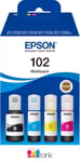 Epson 102 4-färgs bläckpatroner value pack