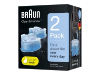 Braun CCR2 Syncro System Clean & Charge 2 Refills - Skärhuvud till rakapparat - för rakapparat - för Braun Flex Integral +