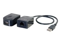 C2g Usb 1.1 Over Cat5 Superbooster Extender Kit - Usb-Förlängningskabel - Usb - Över Cat 5 - Upp Till 45.72 M - Taa-Kompatibel