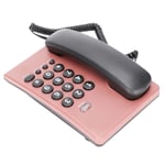 Desktop Landline Corded Telephone Mute Function With Dual Magnetic Handset For
