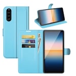 Sony Xperia 10 IV PU Wallet Case LightBlue