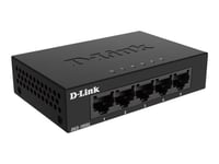 D-Link DGS-105GL/E nätverksswitchar Ohanterad Gigabit Ethernet (10/100/1000) Svart