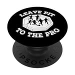 Leave Pit To The Pros Dodgeball Game Kids Boys Gaga Ball PopSockets Swappable PopGrip