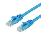 Value Value - Patch- Cable - Rj- 45 (M) To Rj- 45 (M) - 7 M - Utp - Cat 6A - Shaped, Without Haken - Blue, Ral 5019 (21.99.1456)