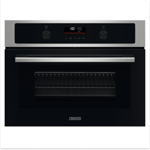 Zanussi ZVENM7XN Compact multifunction oven with Microwave. Use as a solus oven, white LEDs, Drop down door. Glass microwave plate, Stainless steel