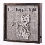 The Happy Light, Tavla med LED-belysning, Räv