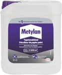 METYLAN Décolleur Actif, décolle tous types de papiers peints - très concentré jusqu'à 400 m² de papiers peints décollés avec 1 litre - bidon de 5 litres