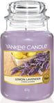 Yankee Candle Scented Candle | Lemon Lavender Large Jar Candle | Long Burning C