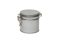 Teburk Rund med knäpplock 100 gram - SILVER