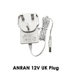 ANRAN AC 110-240V Adapter DC 12V 2A Power Supply UK Plug for CCTV Camera ＆ NVR