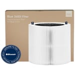 Blueair Genuine HEPASilent Replacement Filter for Blue 3450i Air Purifier – Removes 99.97% of Pollen, Dust, Pet Dander, Mould, Bacteria & Viruses Activated Carbon Reduces VOCs, Odours, Chemicals