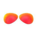 Walleva Fire Red Polarized Replacement Lenses For Ray-Ban RB3029 Outdoorsman II