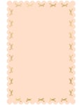 Rosa Pappersduk med Guldfärgade Rosetter 120x180 cm - Unicorn Party