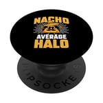 Funny Taco Personalized Name Nacho Average Halo PopSockets Swappable PopGrip