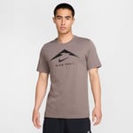 Nike Löpartröja Dri-FIT Run Trail - Grå/Svart, storlek Large