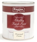Rustins Kenwood Cream Chalky Finish Furniture Chalk Paint Shabby Chic 500ml
