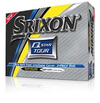 Srixon Q-Star Tour 3 Golf Balls, Yellow (One Dozen)