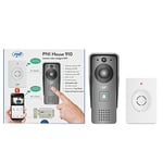 PNI Interphone vidéo Intelligent House 910 WiFi HD, P2P, Sortie de Verrouillage, Intelligent avec d'autres Produits compatibles Tuya