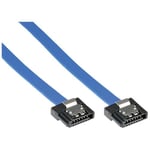 Câble InLine® SATA 6Gb / s petit avec loquets 0,15 m
