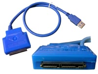 Convertisseur MicroSATA vers USB 3.0 - Auto Alimenté