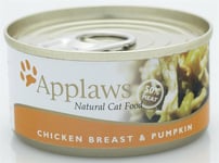 Applaws - 24 x Wet Cat Food 70 g - Chicken & Pumpkin