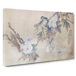 Ren Yi Japanese Art 2 Asian Japanese Canvas Wall Art Print Ready to Hang, Framed Picture for Living Room Bedroom Home Office Décor, 20x14 Inch (50x35 cm)