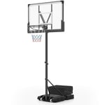 Basketkorg utomhus med stativ & viktväska och 2 nät basketstativ