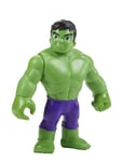 Marvel Spidey And His Amazing Friends Super D Hulk Action Figure, Preschool Toy, Age 3 And Up Toys Playsets & Action Figures Action Figures Multi/patterned Marvel