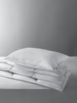 little home at John Lewis Synthetic Soft Touch Washable Duvet and Pillow Set, 10.5 Tog, White, Single