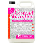 Homefront Carpet Shampoo - Deeply Cleans Carpets to Remove Stains and Odours - Suitable for All Carpet Cleaning Machines - Floral Fragrance (5 litres)