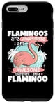 Coque pour iPhone 7 Plus/8 Plus Flamingos are Awesome I Am Awesome Funny Pink Flamingoes