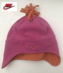 Nike Child Unisex Tassel Fleece Ear Cover Pompom Hat Beanie