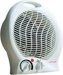 2 in 1 Fan Heater 2KW 2000W Status 2000W Portable Fan Heater, White