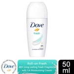 Dove Roll On AntiPerspirant up to 48 Hours of Sweat & Odour Protection, 50ml