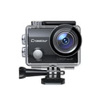 Caméra d'action Bluefin C-Scape 4K | Résolution vidéo et Photo HD 1080p | Lentille Fish Eye 170 degrés | Etanche jusqu'à 30m | Écran LCD | Connexion Wi-FI | Piles Rechargeables | Caméra sous-Marine