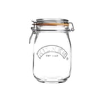 Kilner Round Clip Top Glass Jar, 1 Litre