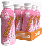 Grenade High Protein Shake, 6 X 500 Ml - Strawberries and Cream (Packaging May V