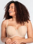 Curvy Kate Curvy Kate Luxe Multiway Strapless Moulded Bra - Caramel, Brown, Size 32J, Women